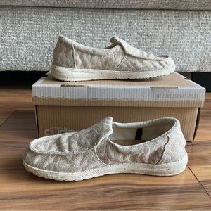 Hey Dude Misty Woven Cheetah Tan Shoes